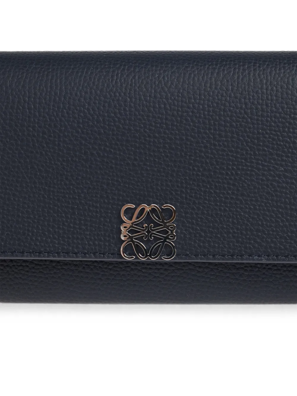 LOEWE Anagram leren portemonnee Blauw