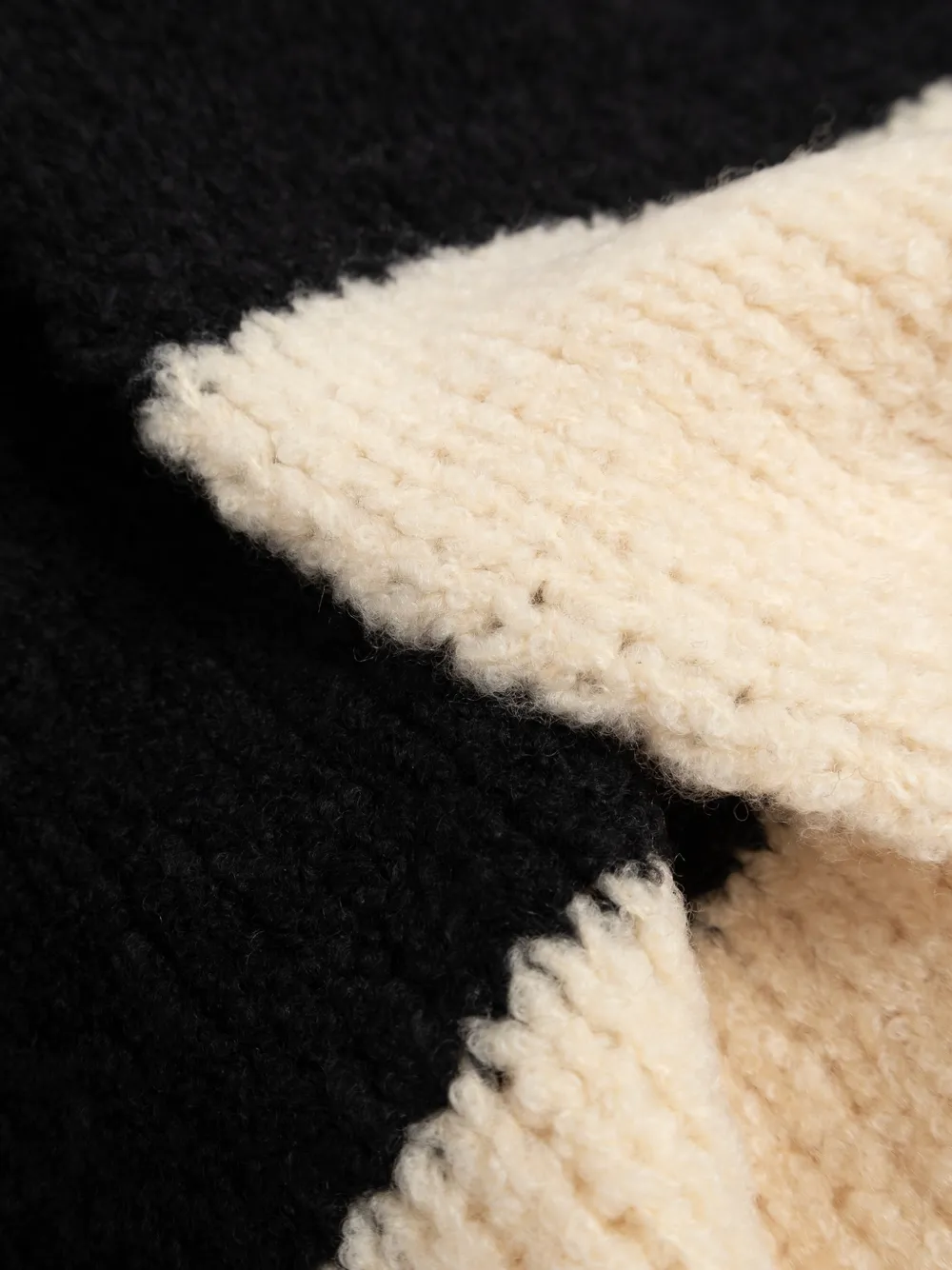 Moncler Sjaal met logopatch Zwart