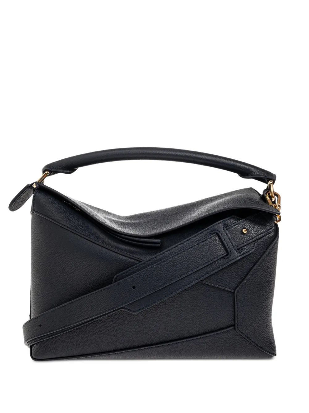 LOEWE medium Puzzle Edge leather tote bag - Nero