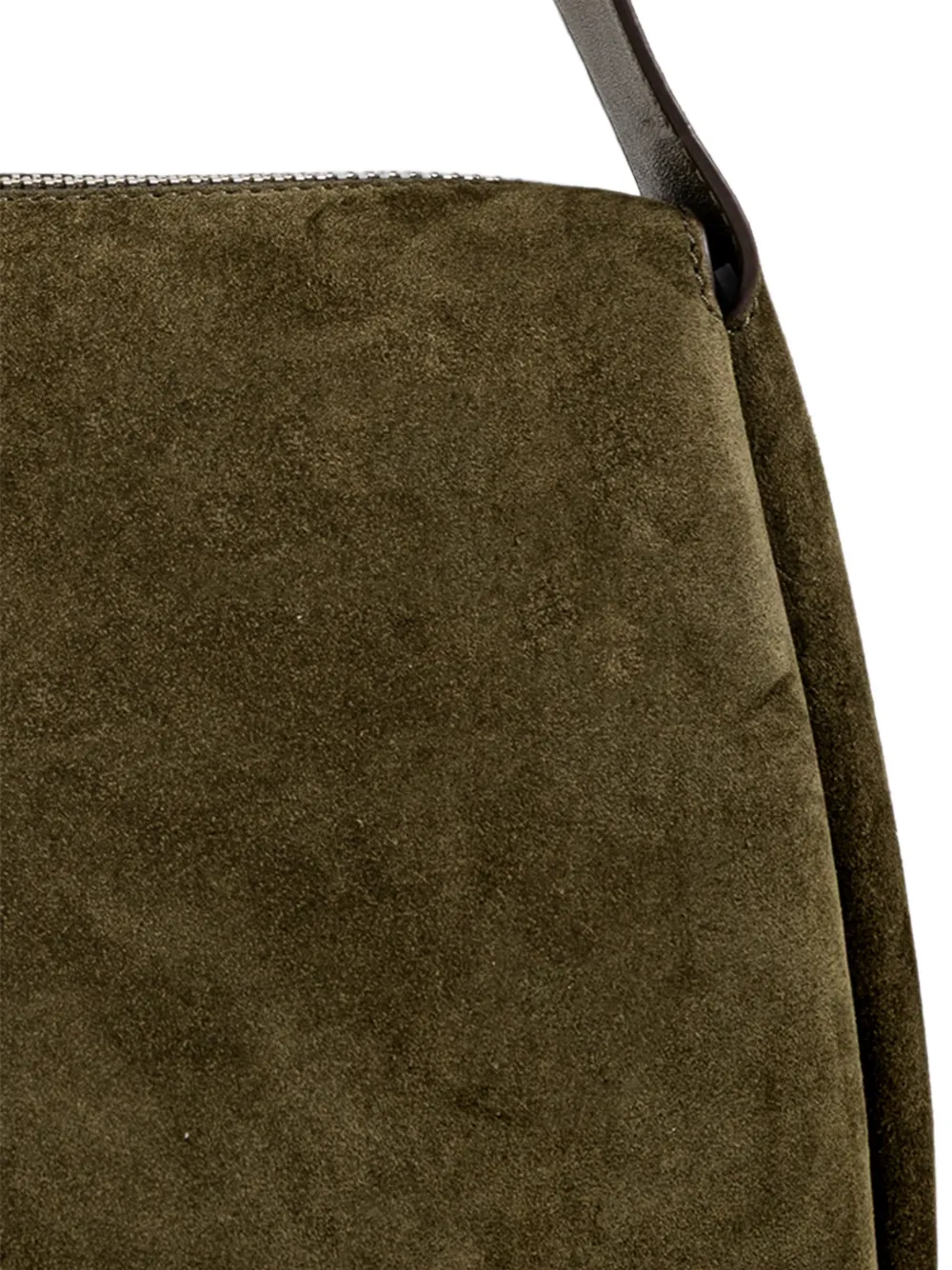 Tory Burch Romy suede shoulder bag Groen