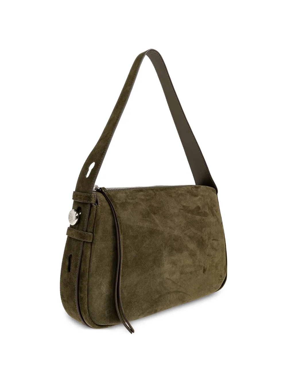 Tory Burch Romy suede shoulder bag Groen