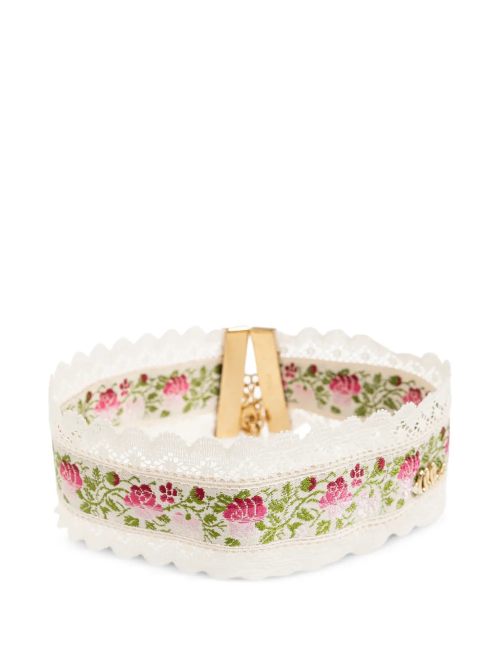 Chloé Folk floral-motif necklace - Oro