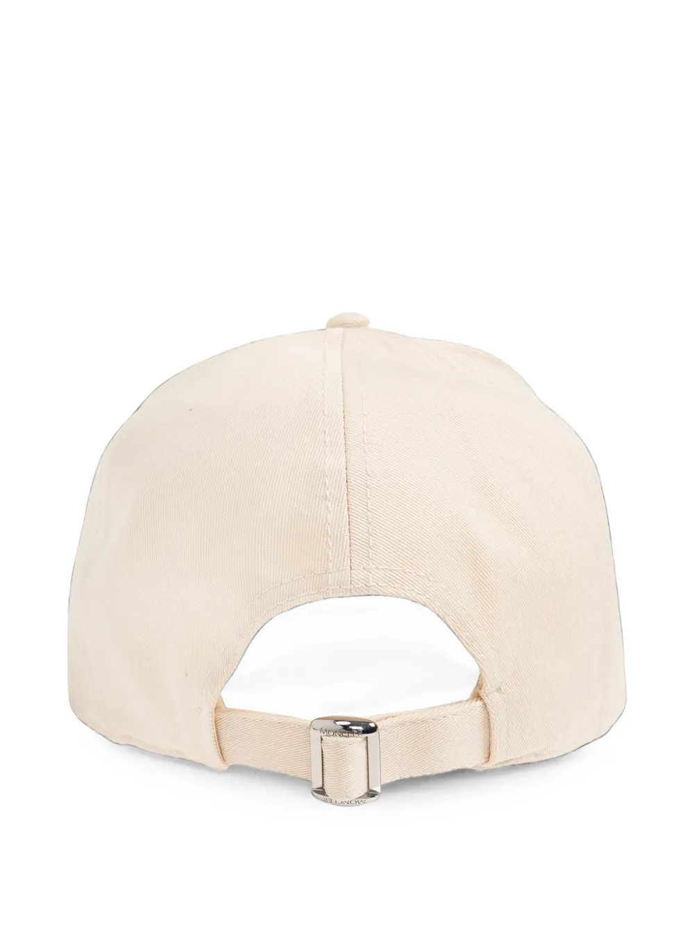Moncler Honkbalpet met logopatch Beige