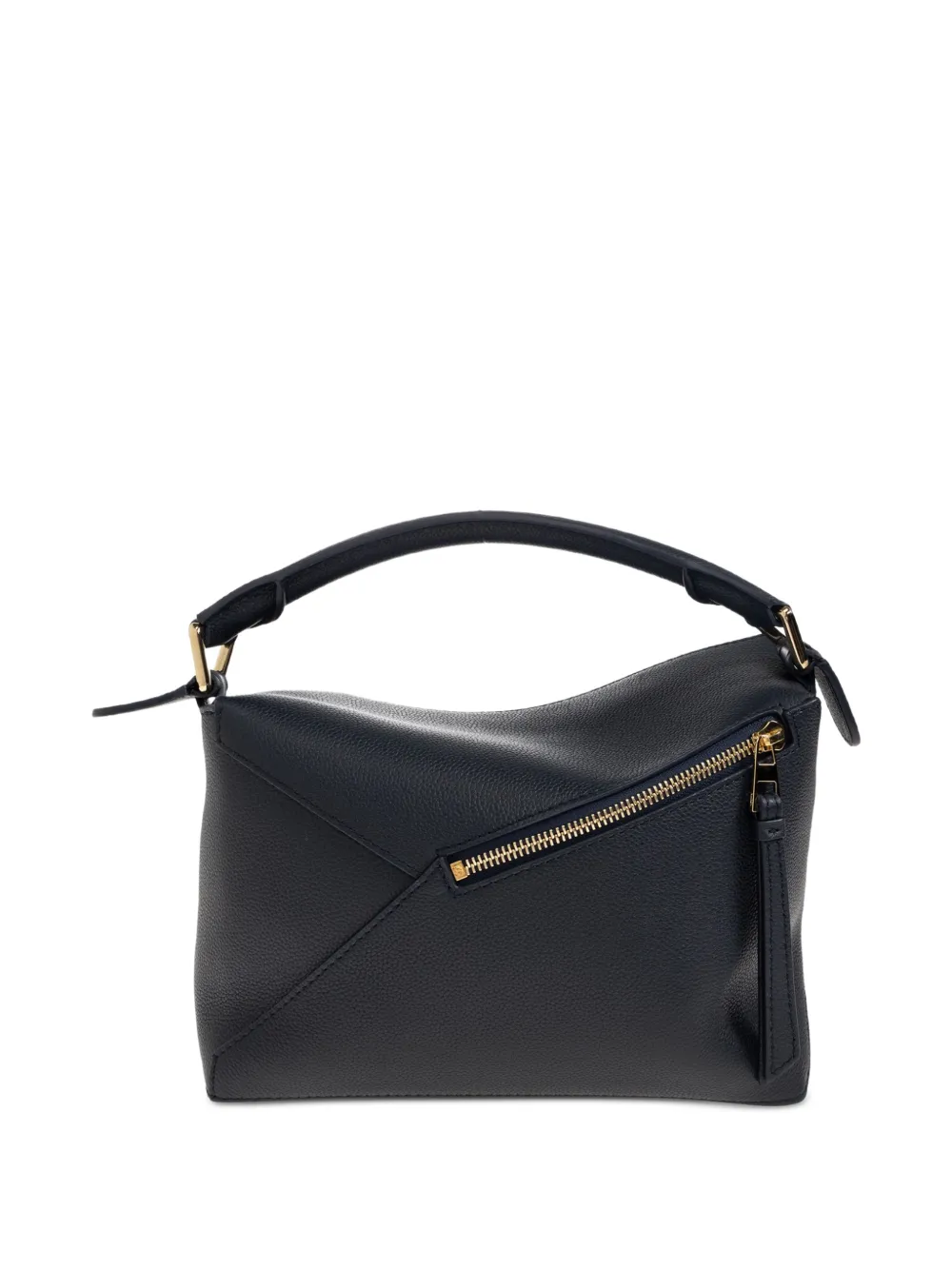 LOEWE small Puzzle Edge bag in soft grained calfskin Blauw