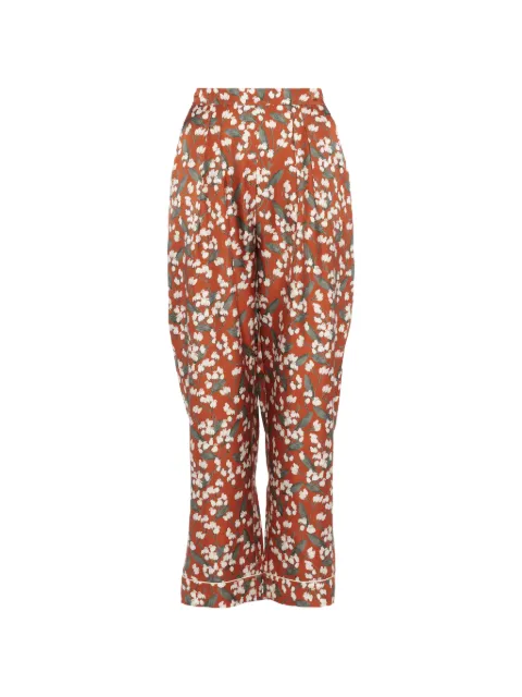 ERES Chuchotis floral-print silk pajama bottoms