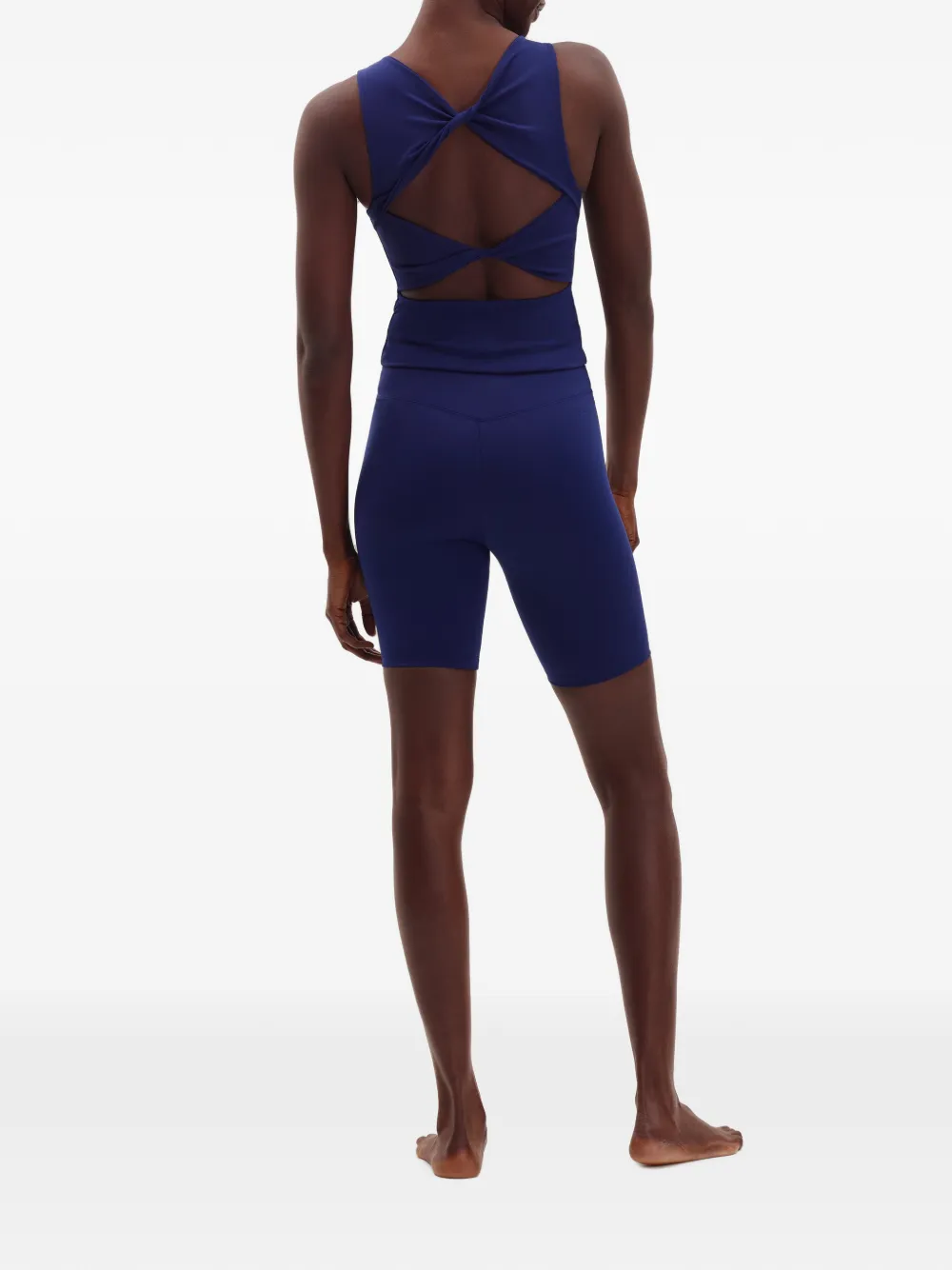 ERES Tanni top met ingebouwde bh met gedraaide achterkant Blauw