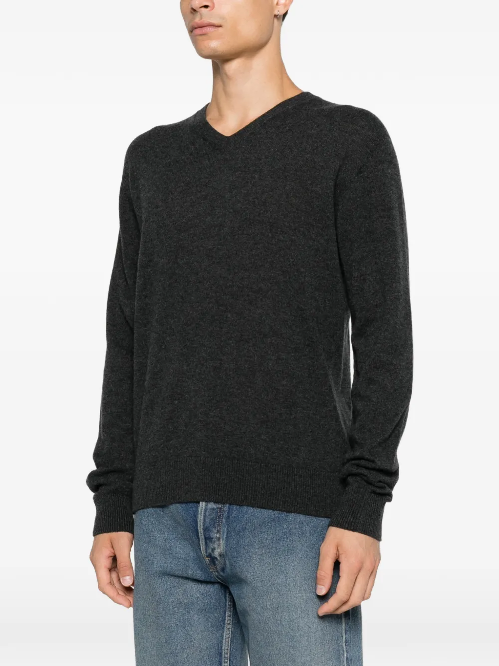 The Row Thamm Sweater in Grey, view 3