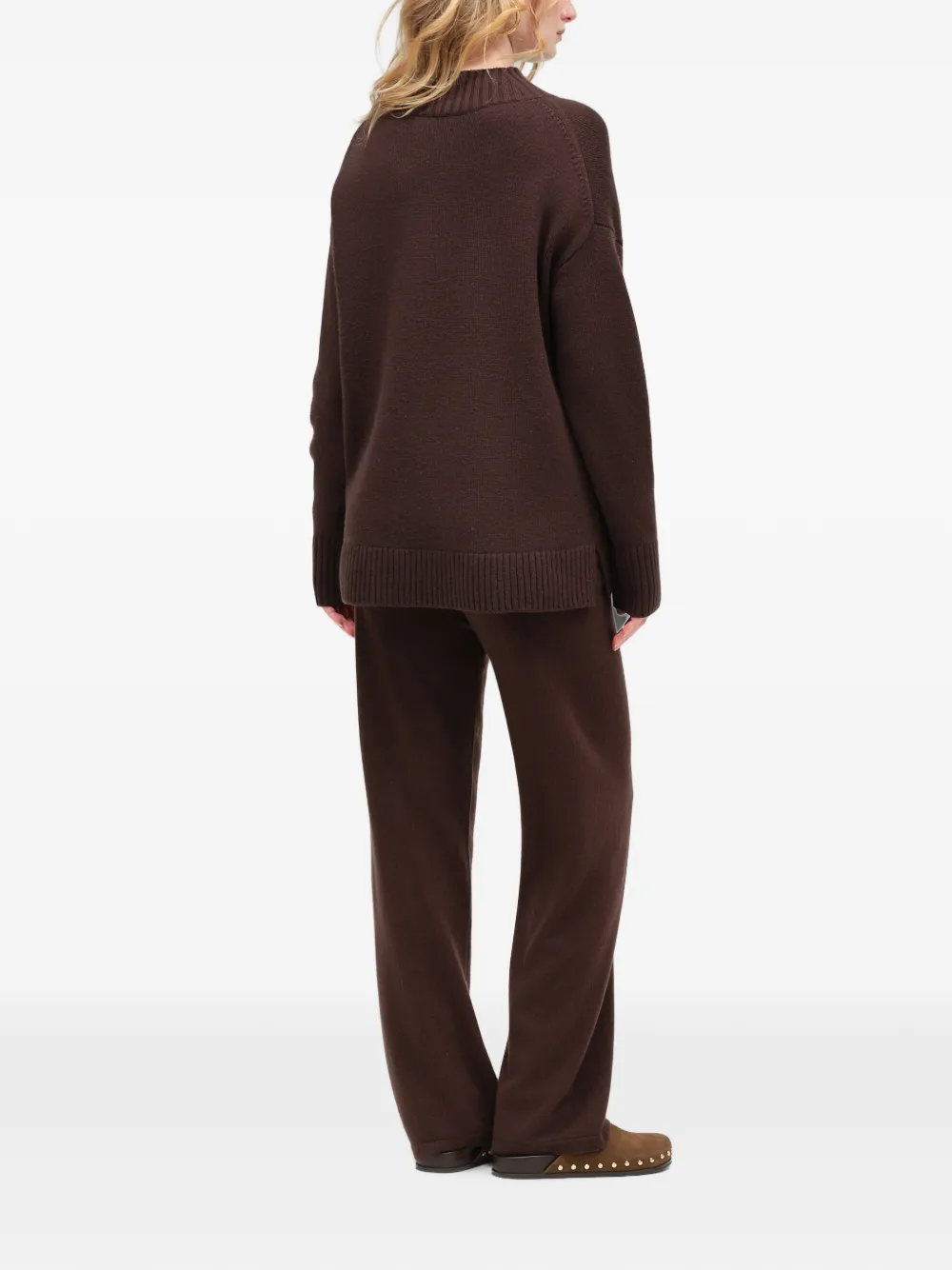 Chinti & Parker contrast-pocket sweater Bruin
