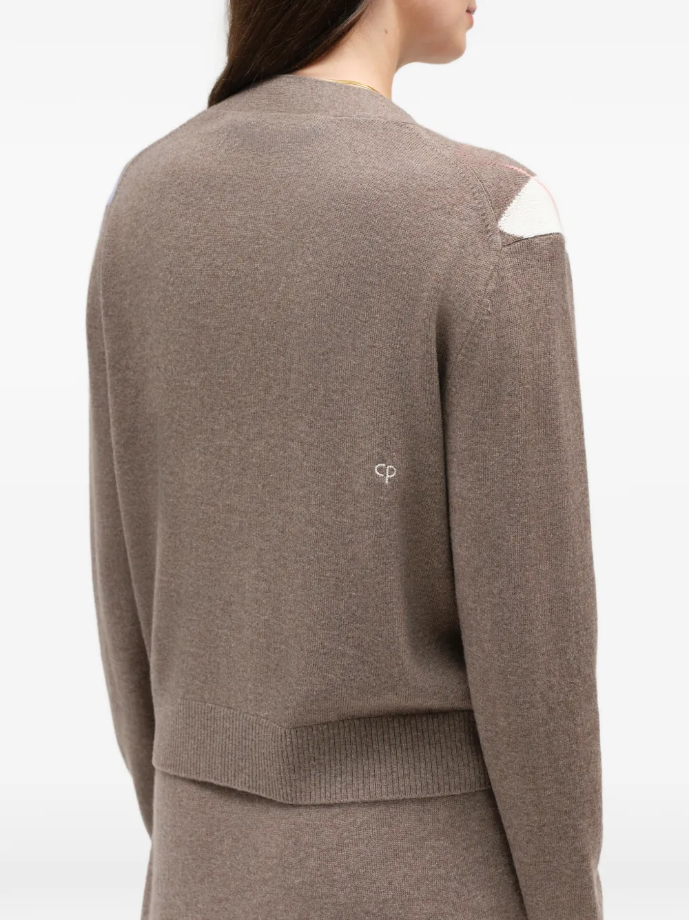 Chinti & Parker Vest met V-hals Bruin