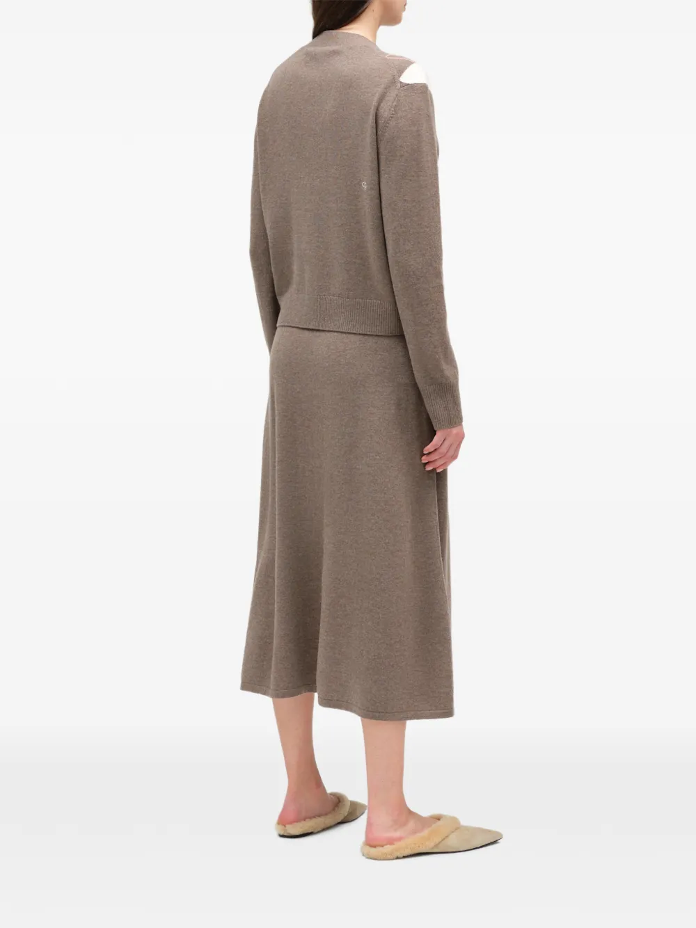 Chinti & Parker Vest met V-hals Bruin