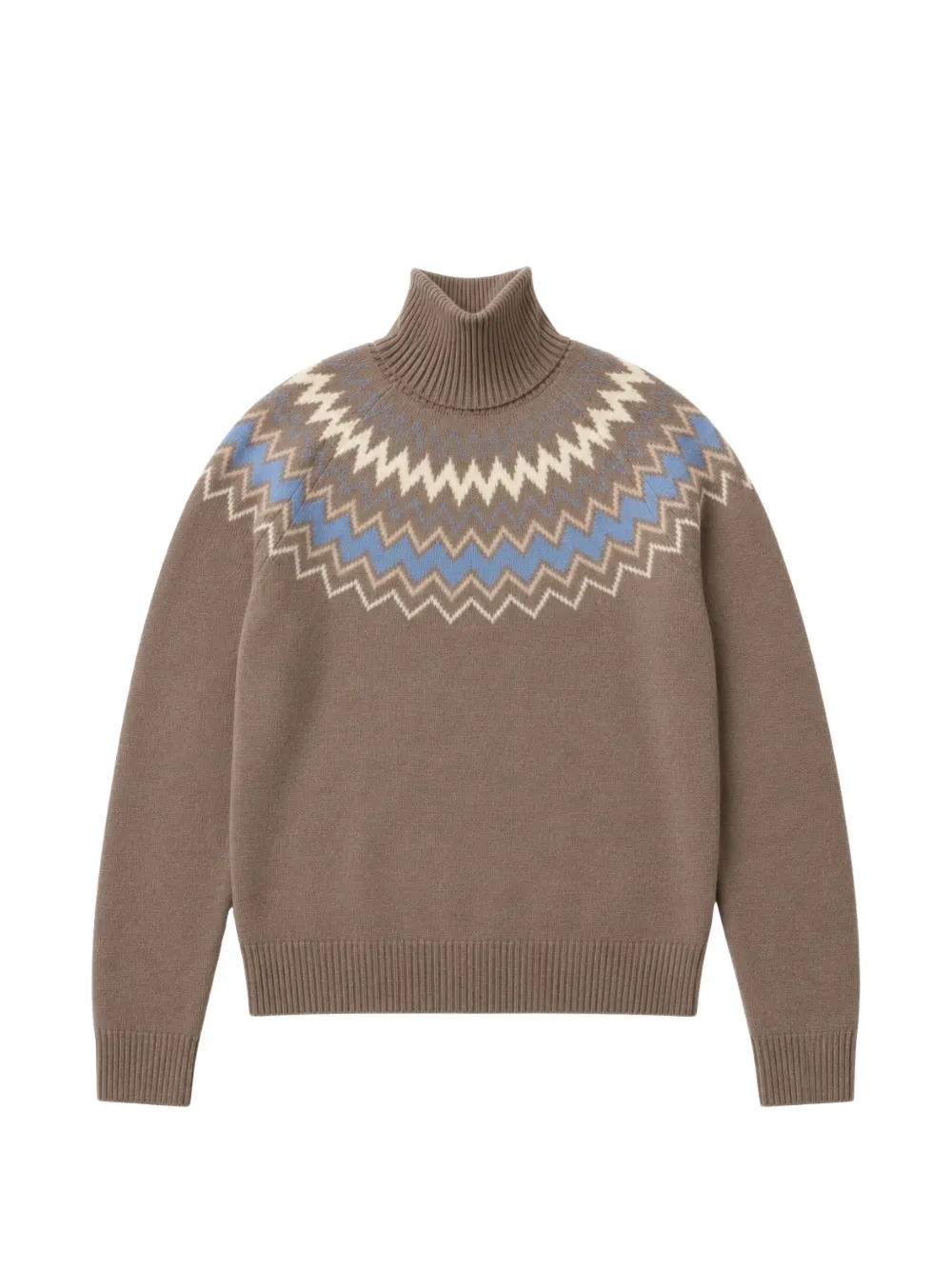 Chinti & Parker Fair Isle roll-neck sweater