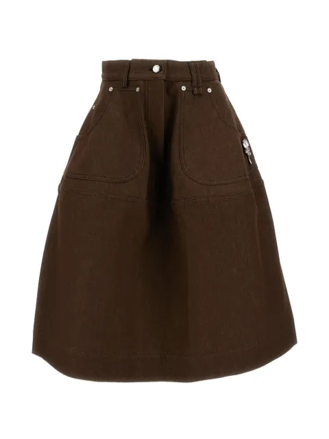 Simone Rocha mid embellished A-line skirt