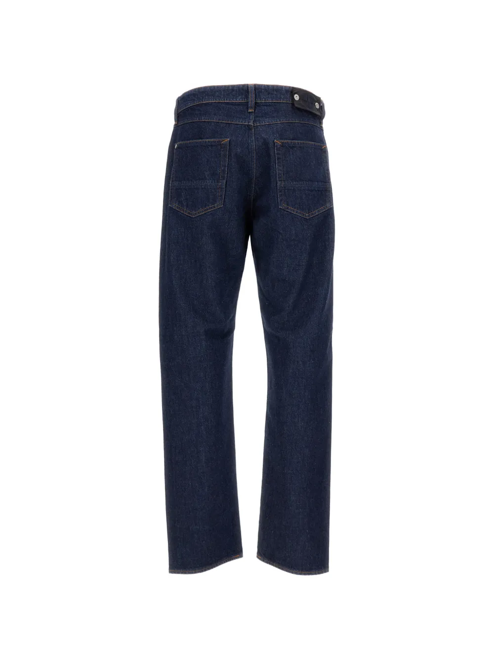 Stone Island J100005 indigo denim-rinsed jeans Blauw