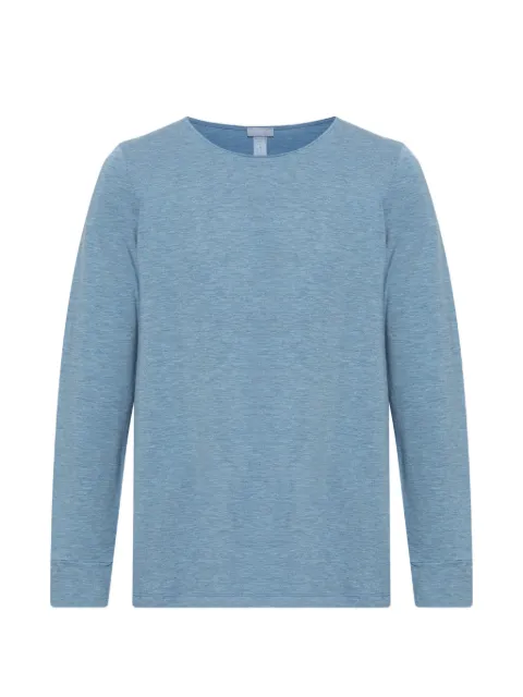 Hanro Natural Elegance long-sleeve pyjama top
