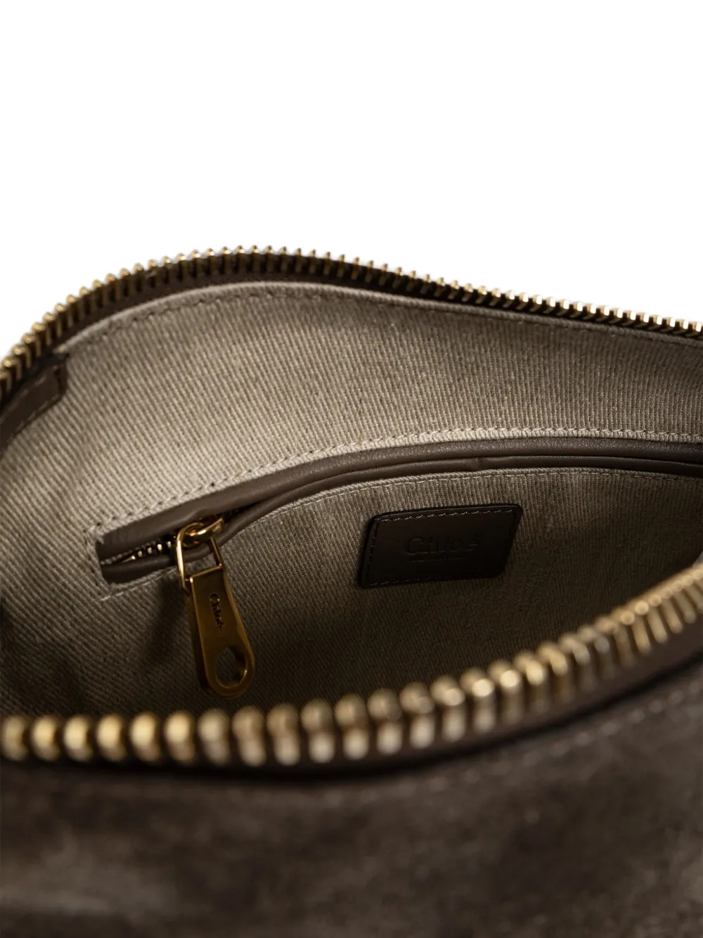 Chloé Marcie M suède shopper Grijs