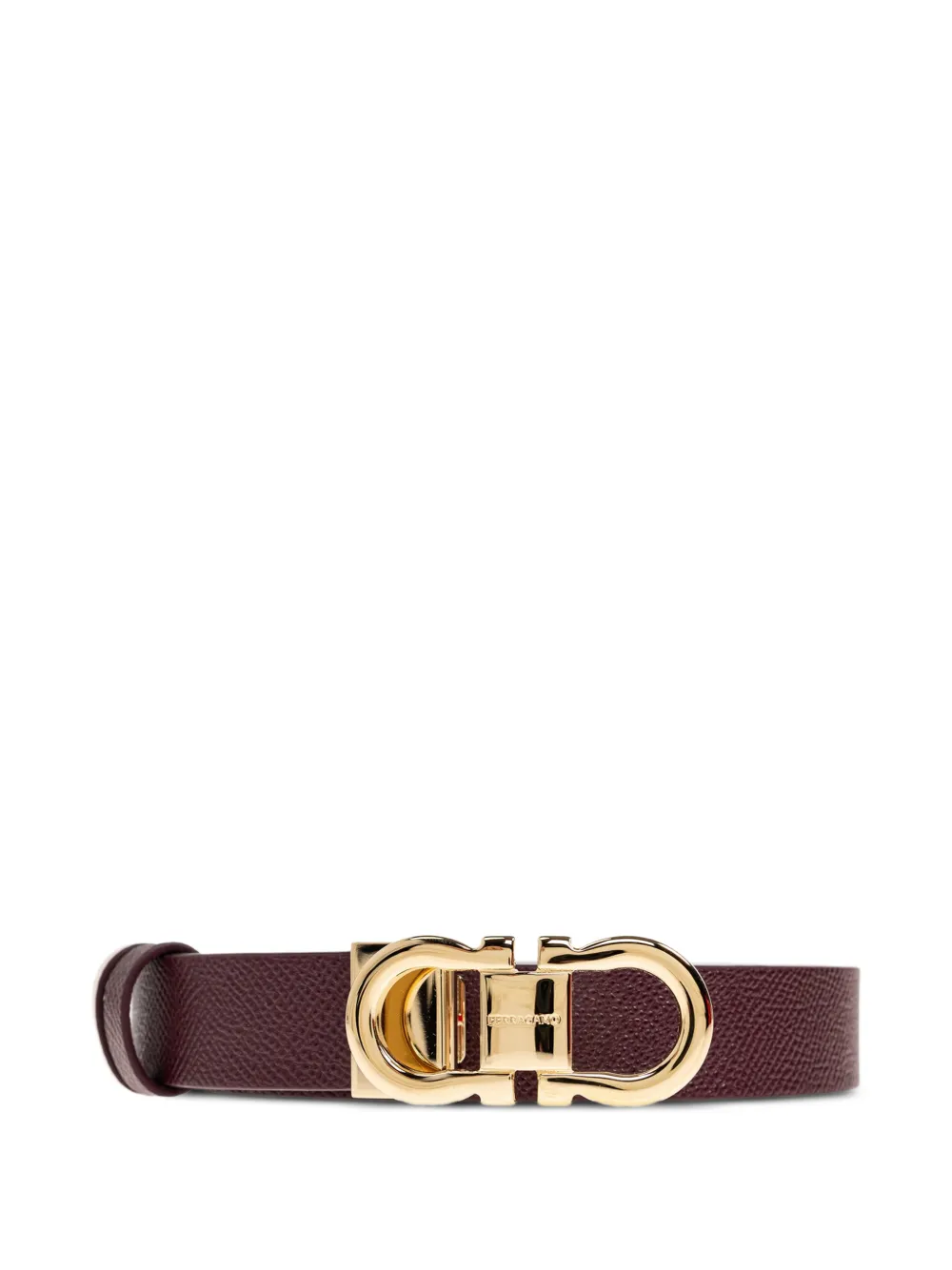 Ferragamo Gancini reversible belt - Red