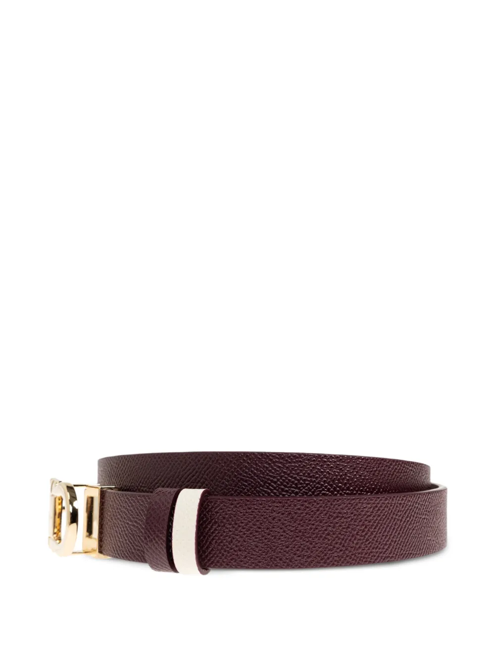 Ferragamo Gancini omkeerbare riem Rood