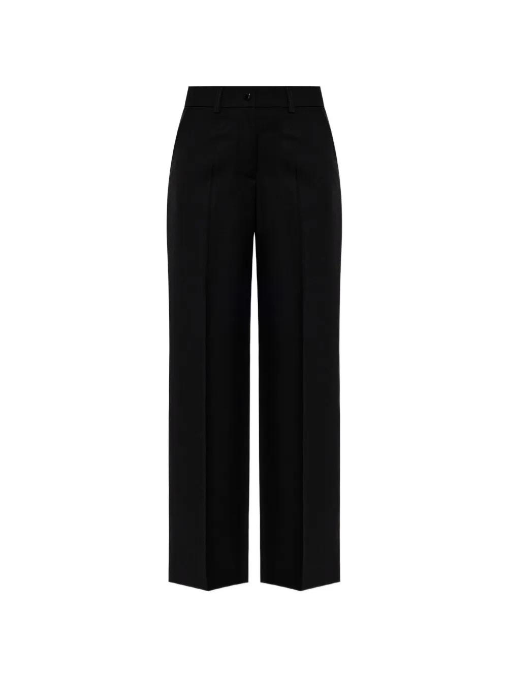 Moncler logo-patch straight-leg trousers