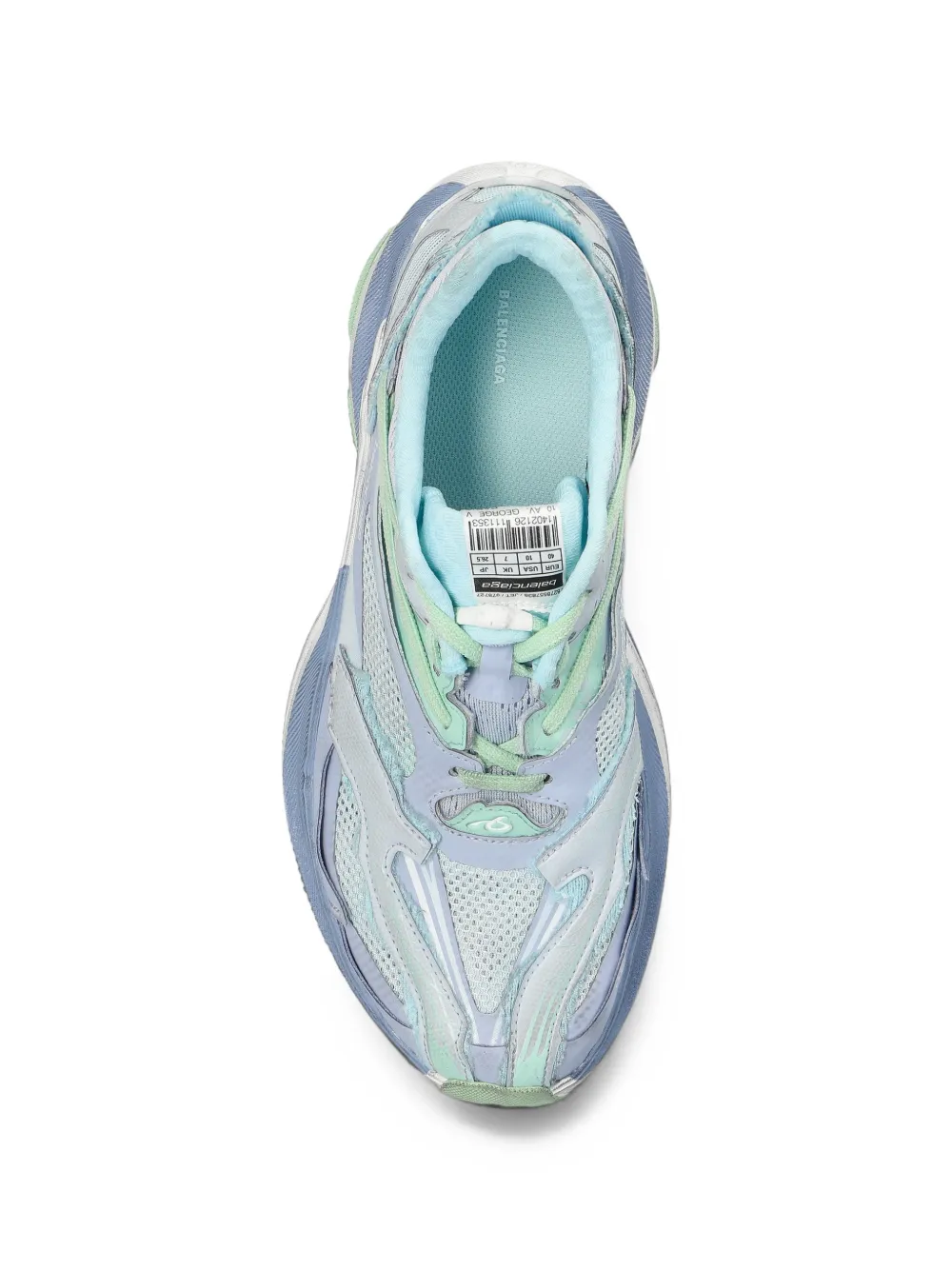 Balenciaga Jet panelled sneakers Blauw