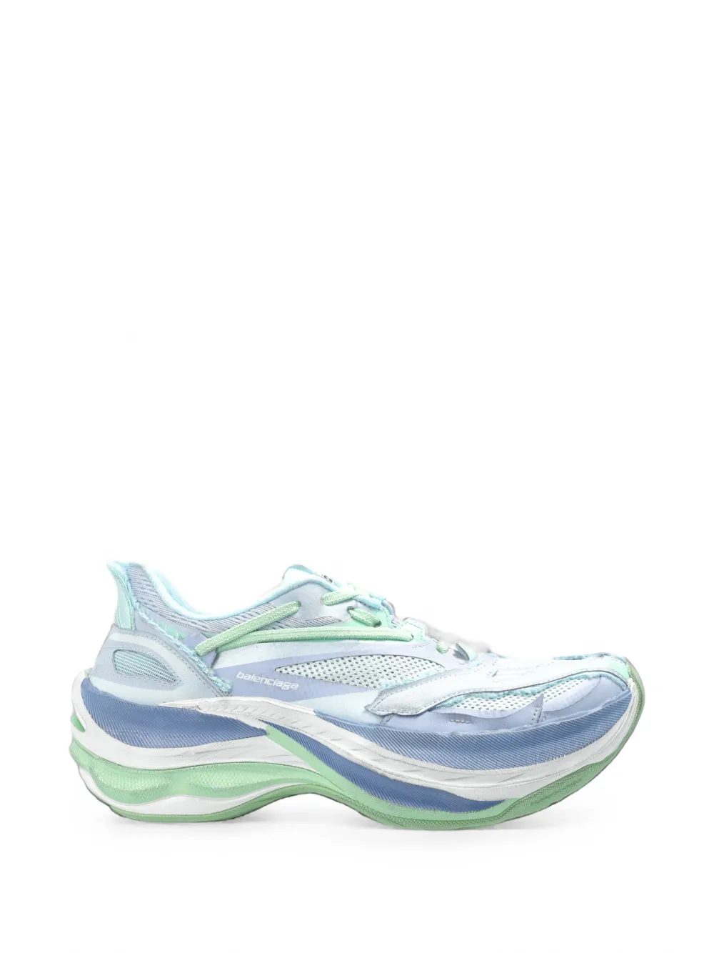 Balenciaga Jet panelled sneakers - Blu