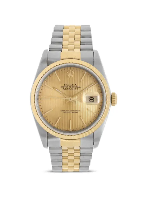 Rolex Datejust fluted bezel 36mm watch