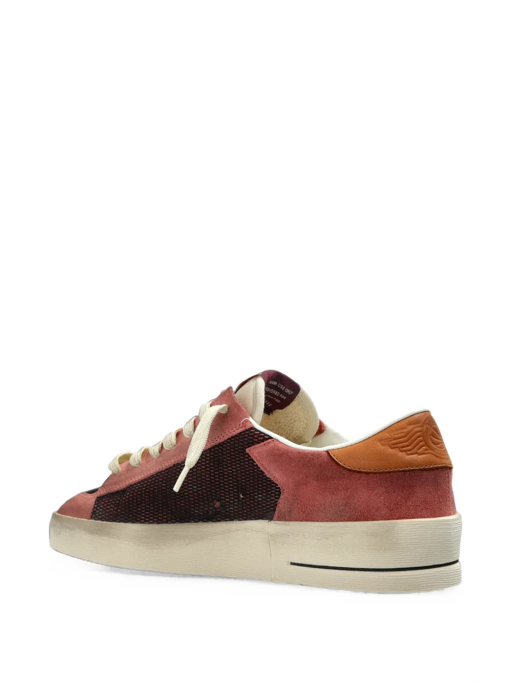 Golden Goose Stardan in pink suede with beige star Roze