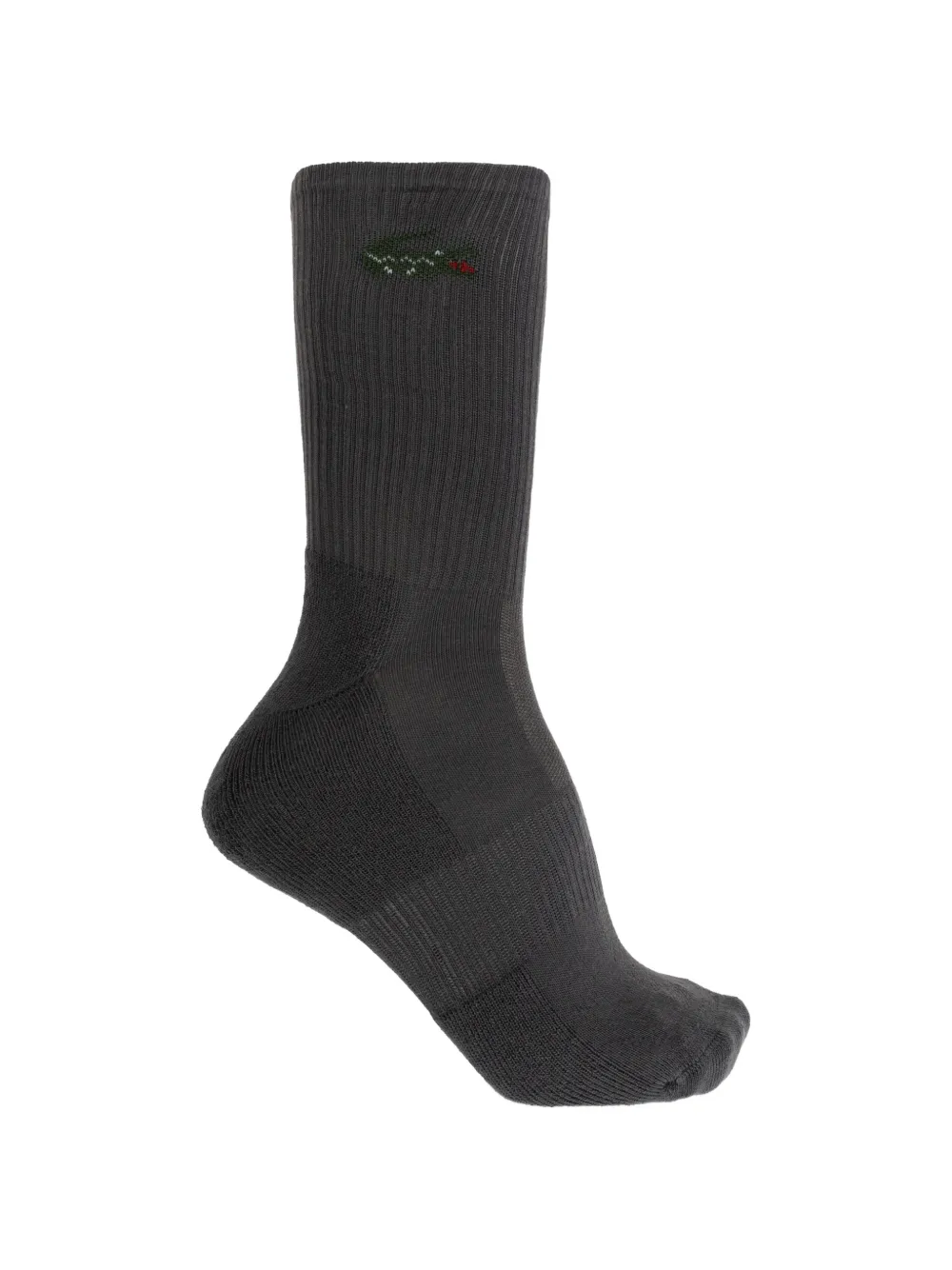 Lacoste Drie paar geribbelde sokken met geborduurd logo Wit