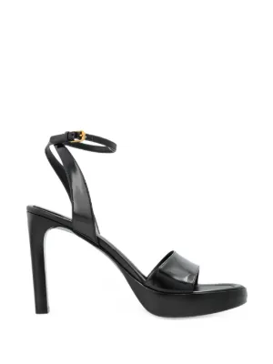 Gucci ホースビット パテントレザーサンダル | ブラック | FARFETCH JP