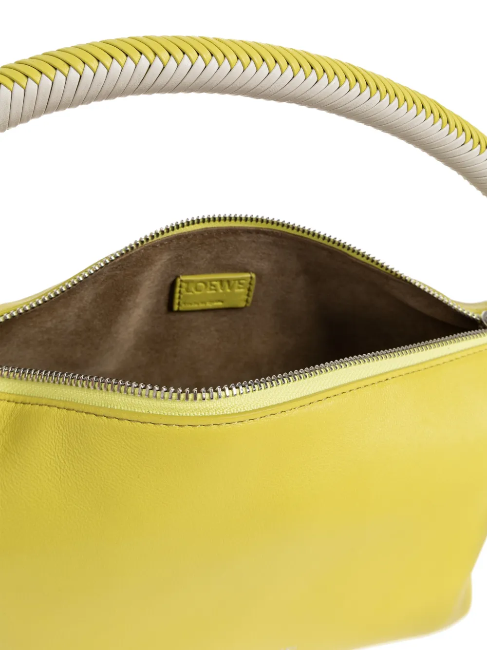 LOEWE Cala leren shopper Geel