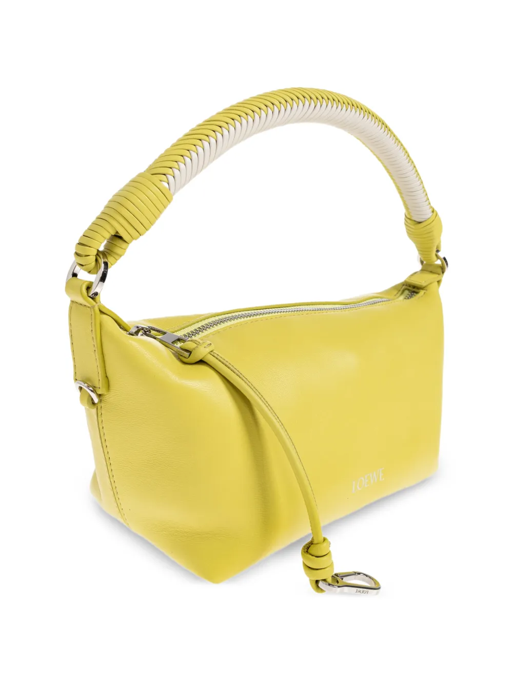 LOEWE Cala leren shopper Geel