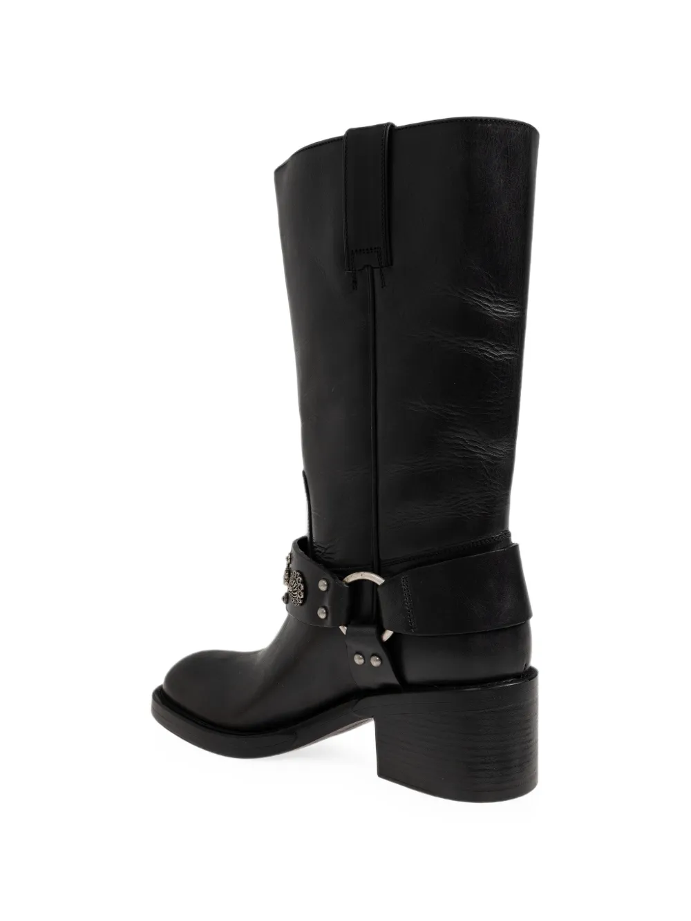 Chloé Dakota leather biker boots Zwart