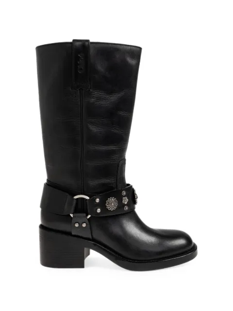 Chloé Dakota leather biker boots