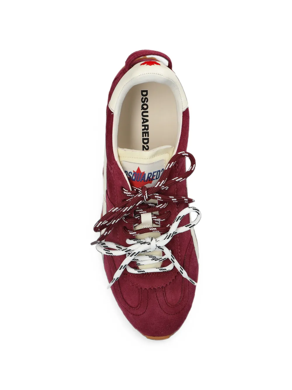 DSQUARED2 DC-642 panelled sneakers Rood
