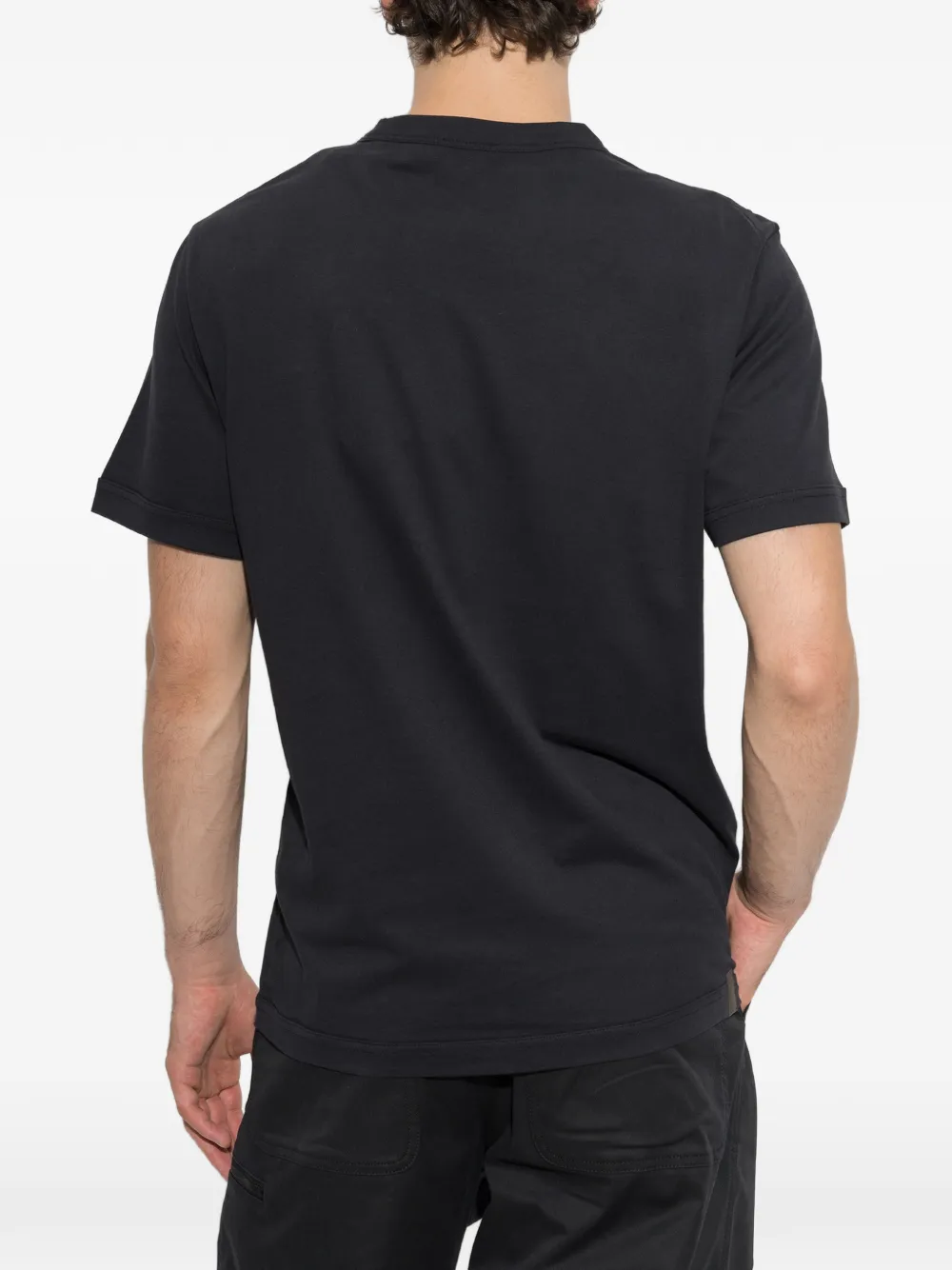 Moncler T-shirt met logopatch Zwart