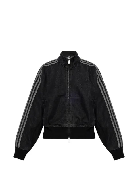 adidas Firebird side-stripe denim jacket