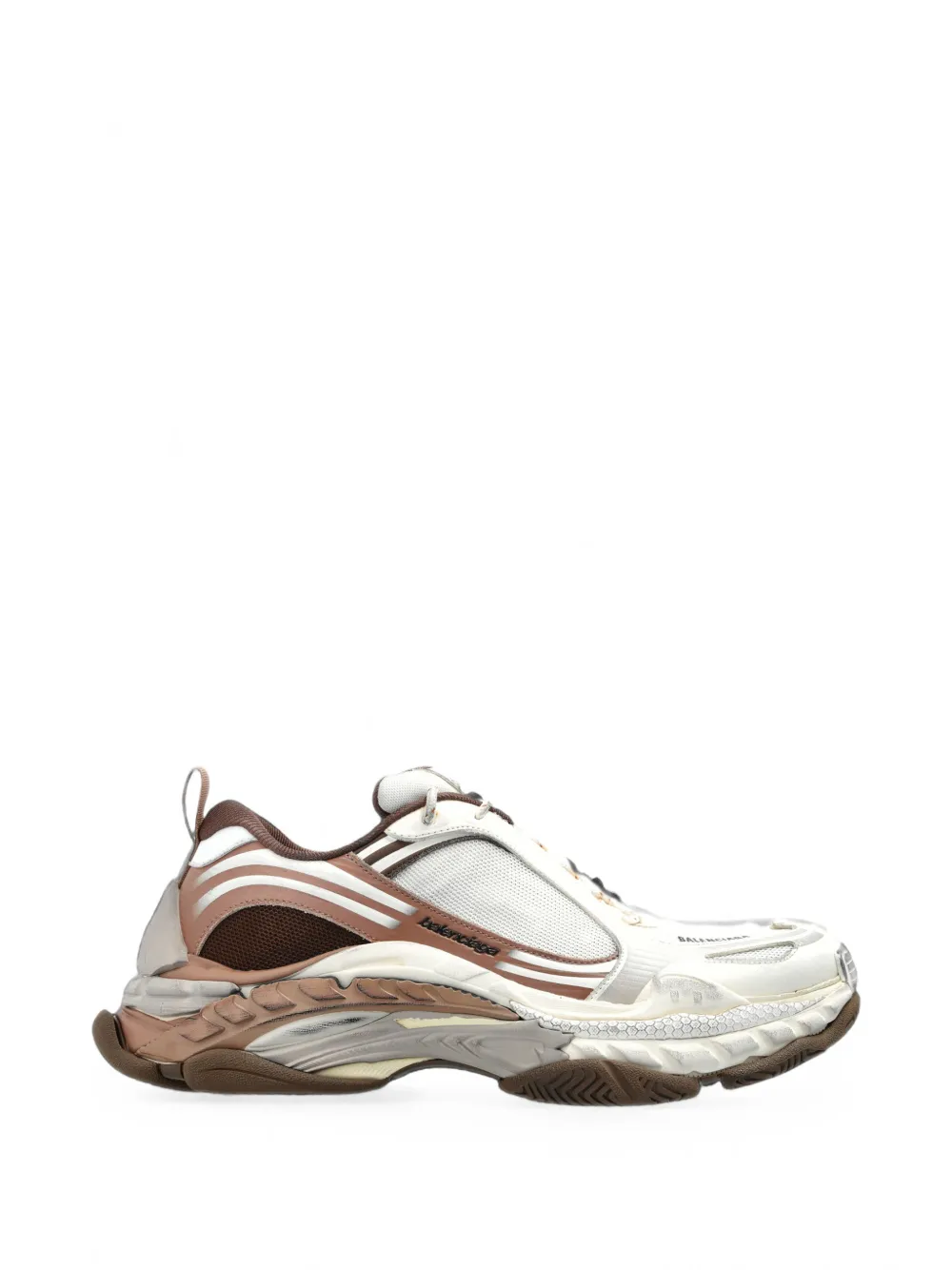 Balenciaga Triple s.2 panelled sneakers - Marrone