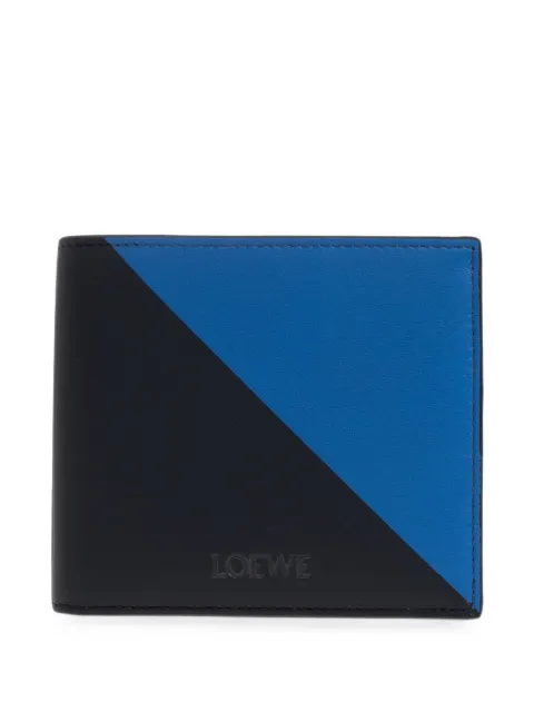 LOEWE two-tone leather wallet