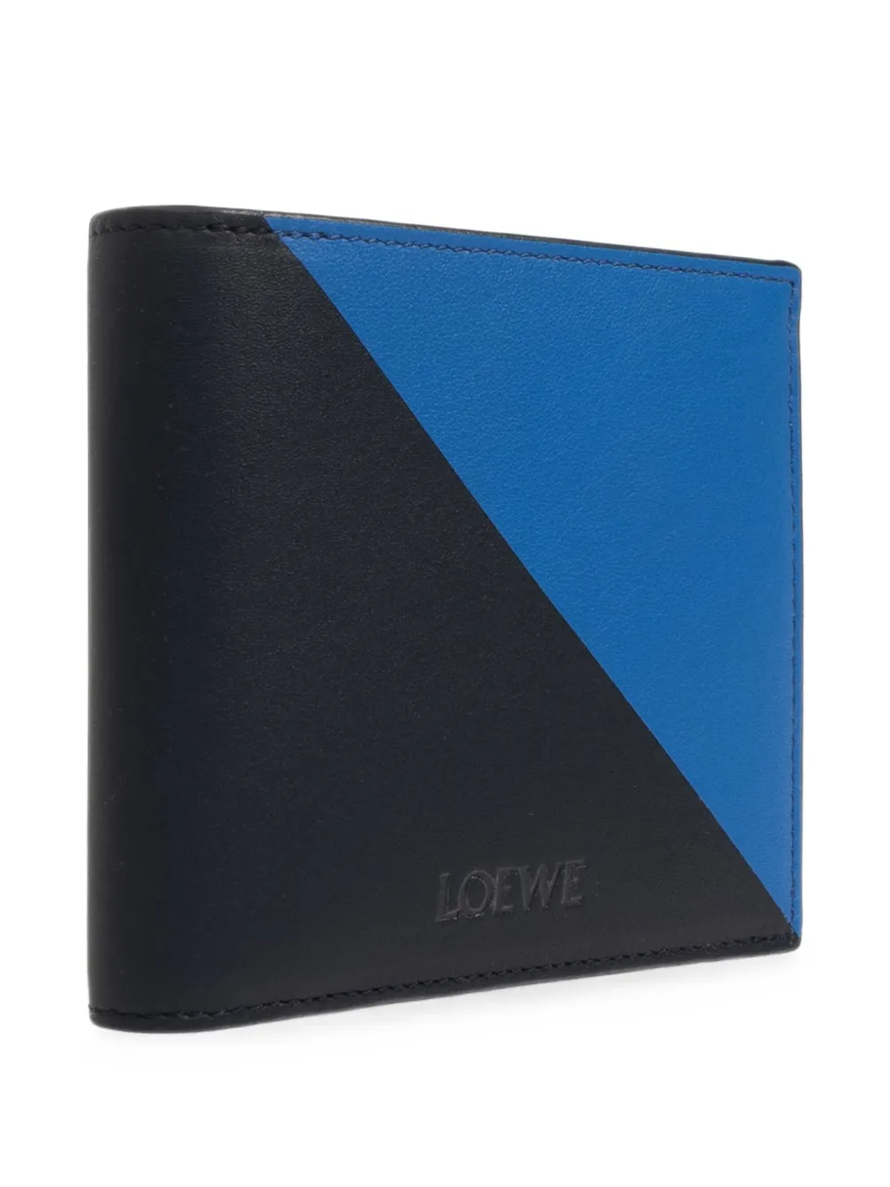 LOEWE Tweekleurige portemonnee Zwart