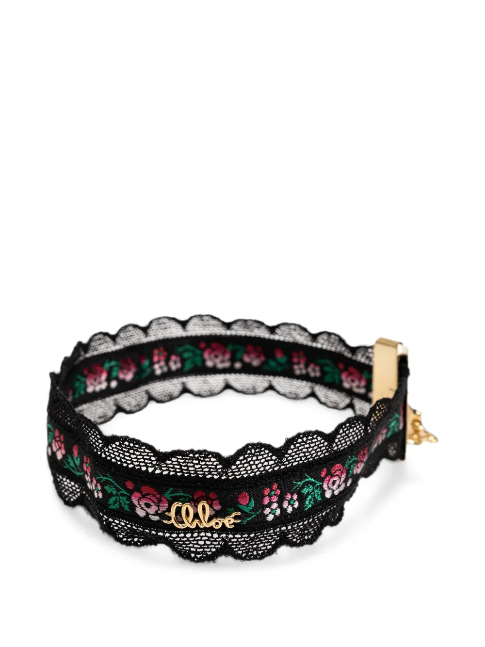 Chloé Folk floral-motif necklace - Oro