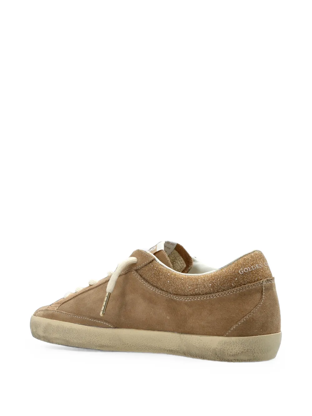 Golden Goose Super-Star metallic-detail sneakers Beige