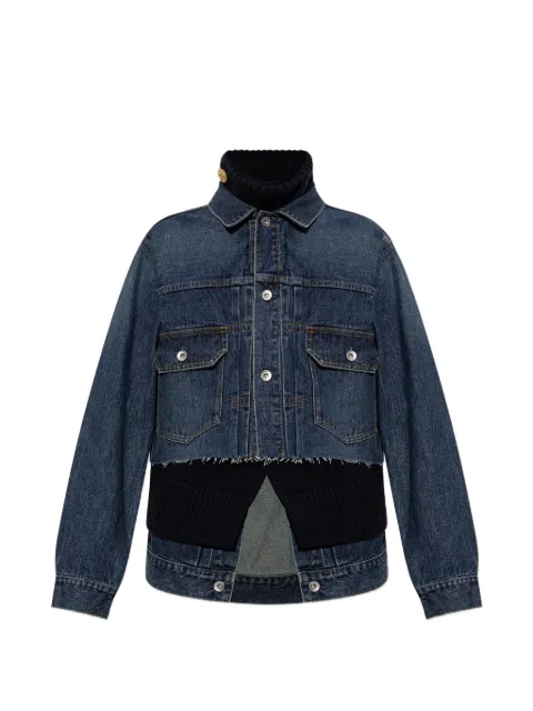 sacai Denim jacket with a ‘vintage’ effect