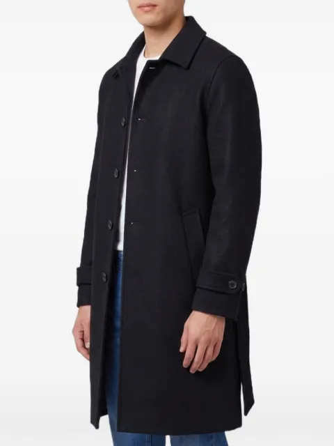 Lardini belted single-breasted coat