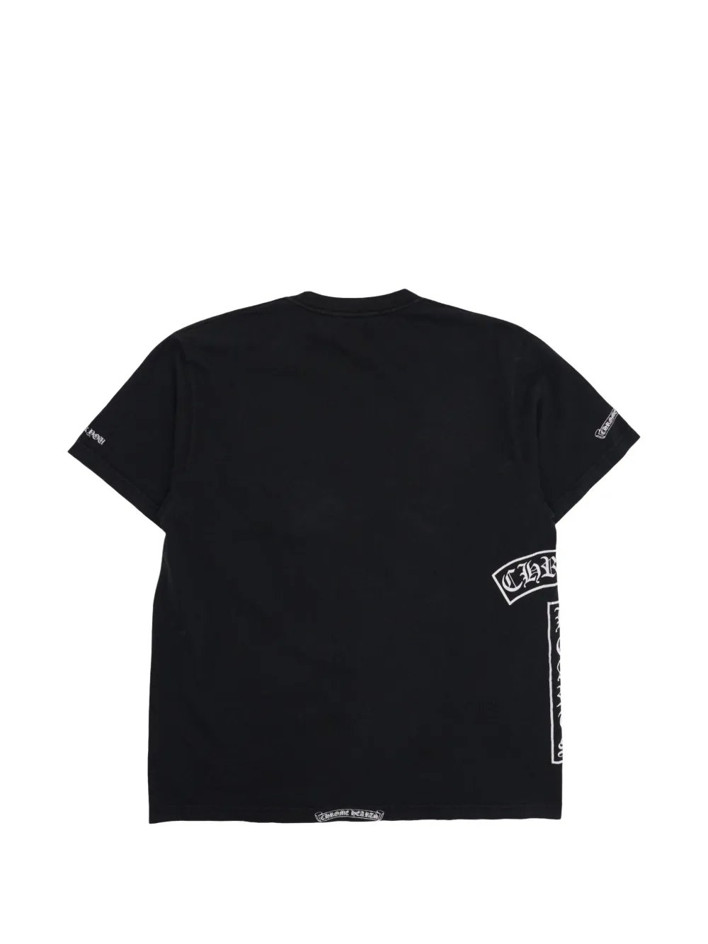 Chrome Hearts T-shirt met logoprint Zwart