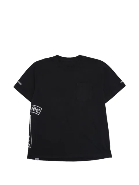 Chrome Hearts camiseta con logo estampado