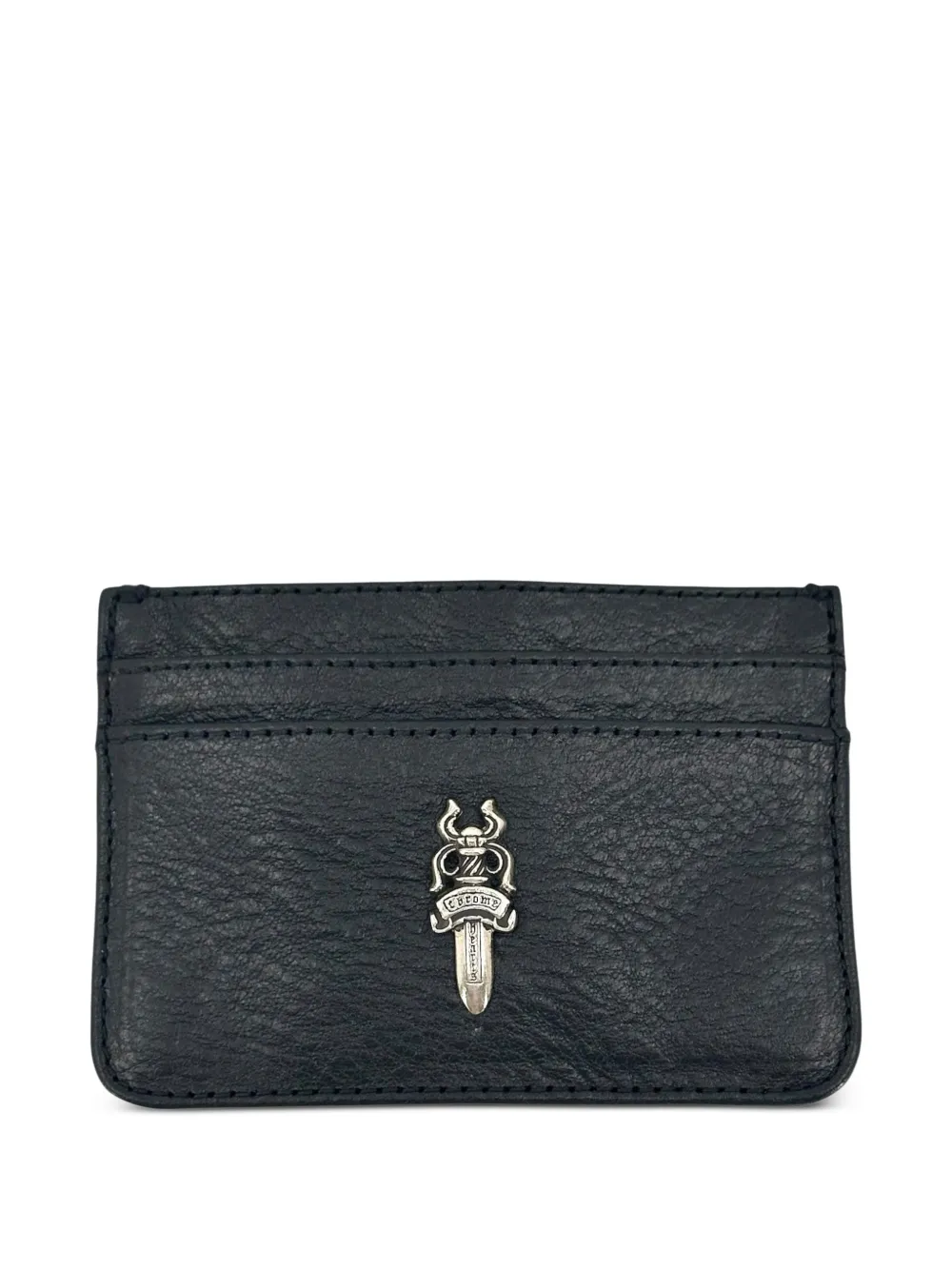 Chrome Hearts Dagger レザーカードケース | ブラック | Image 1