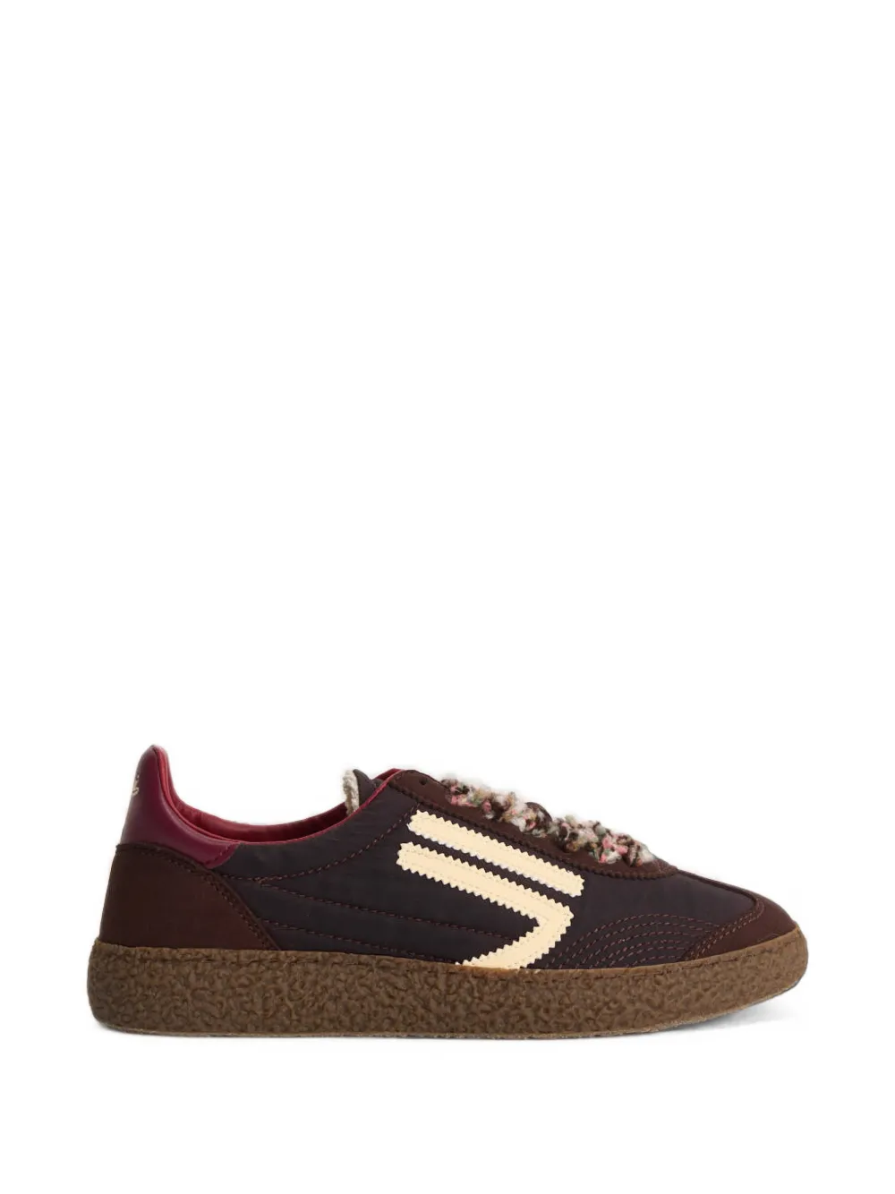 Puraai bouclé-panelled sneakers