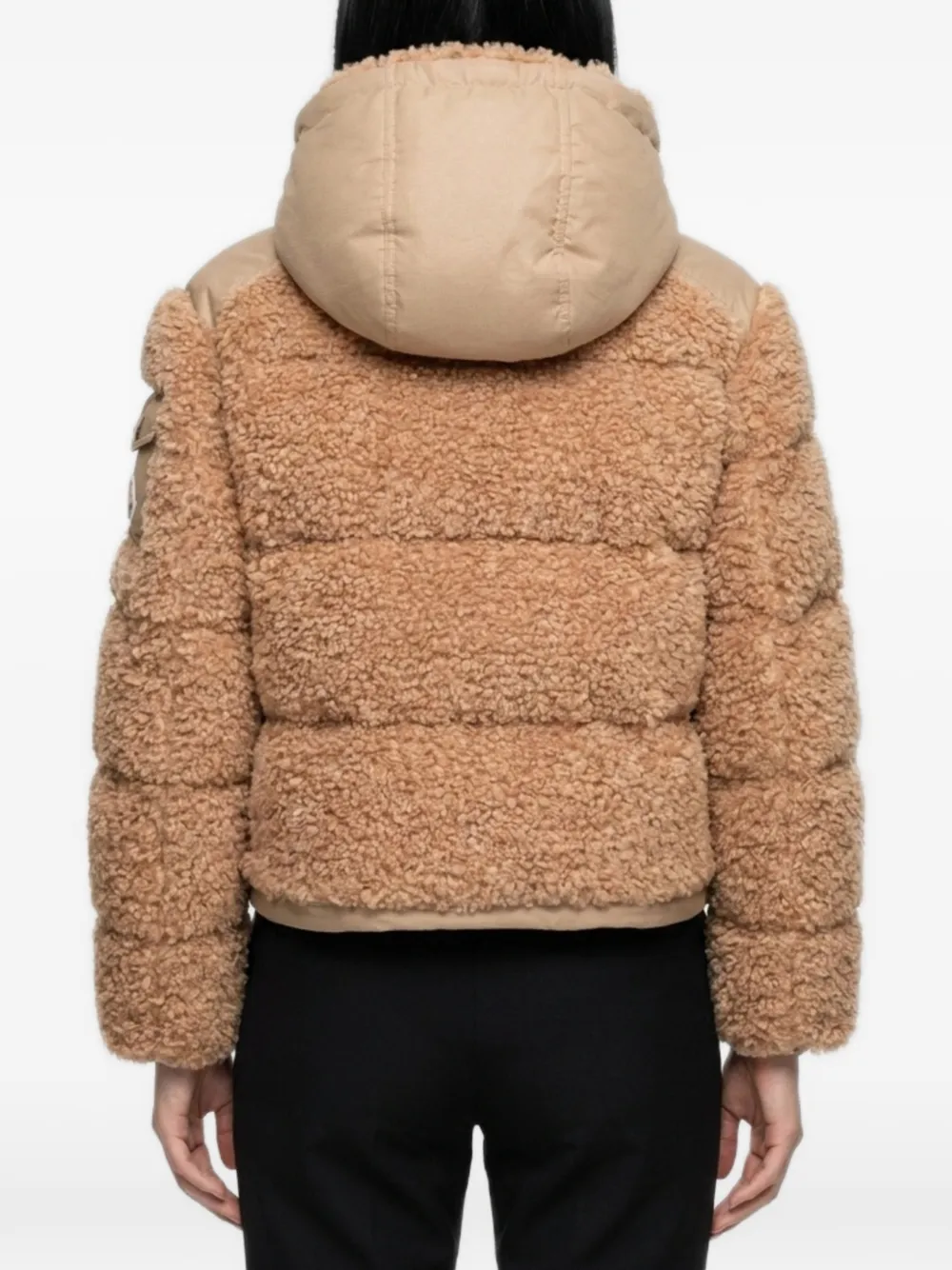 Moncler Alpestre gewatteerd teddy jack Bruin