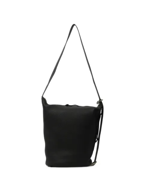 LOEWE medium Loop Bucket hammered leather bag