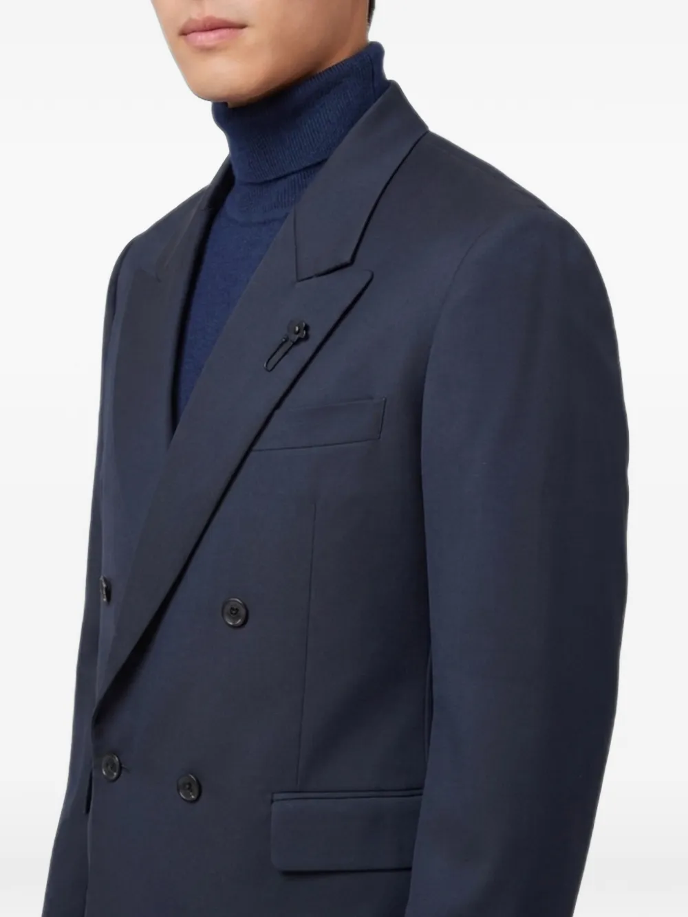 Lardini Feeling blazer met dubbele rij knopen Blauw
