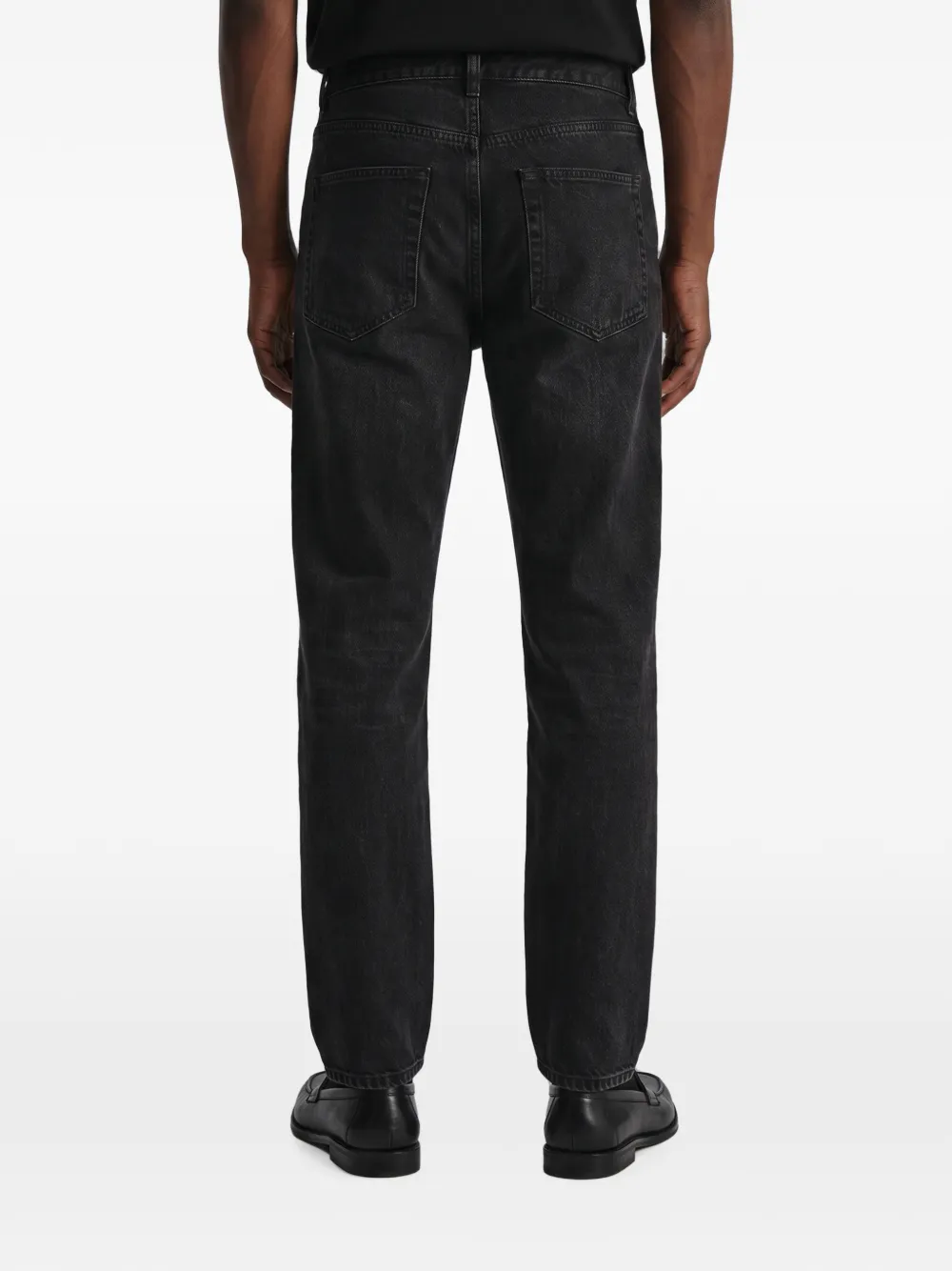 The Row Moe Jeans in Black, view 3